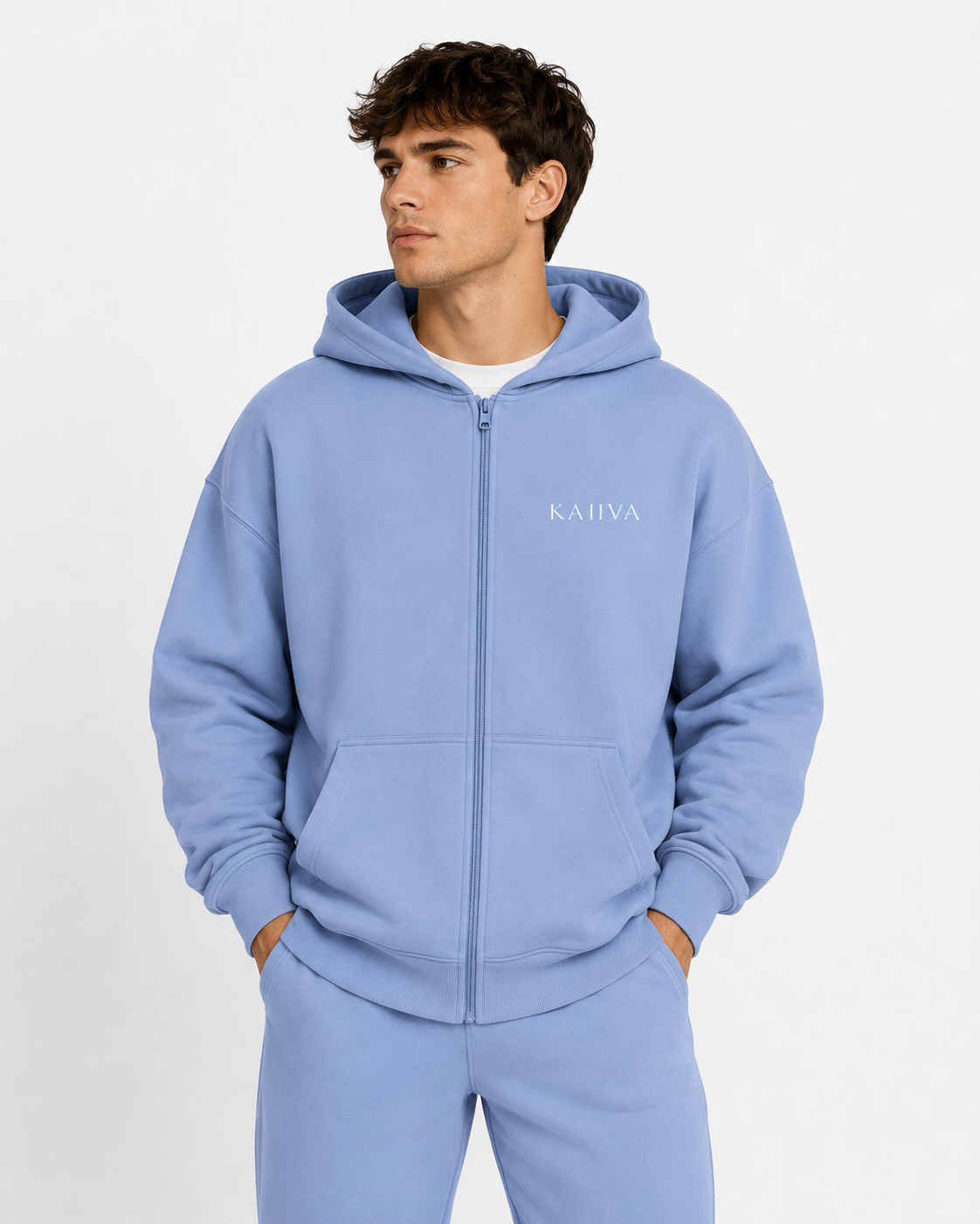 KAIIVA Oversized Zip Hoodie